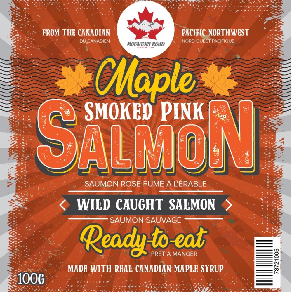 Maple Smoked Pink Salmon - Single pack (100 g)