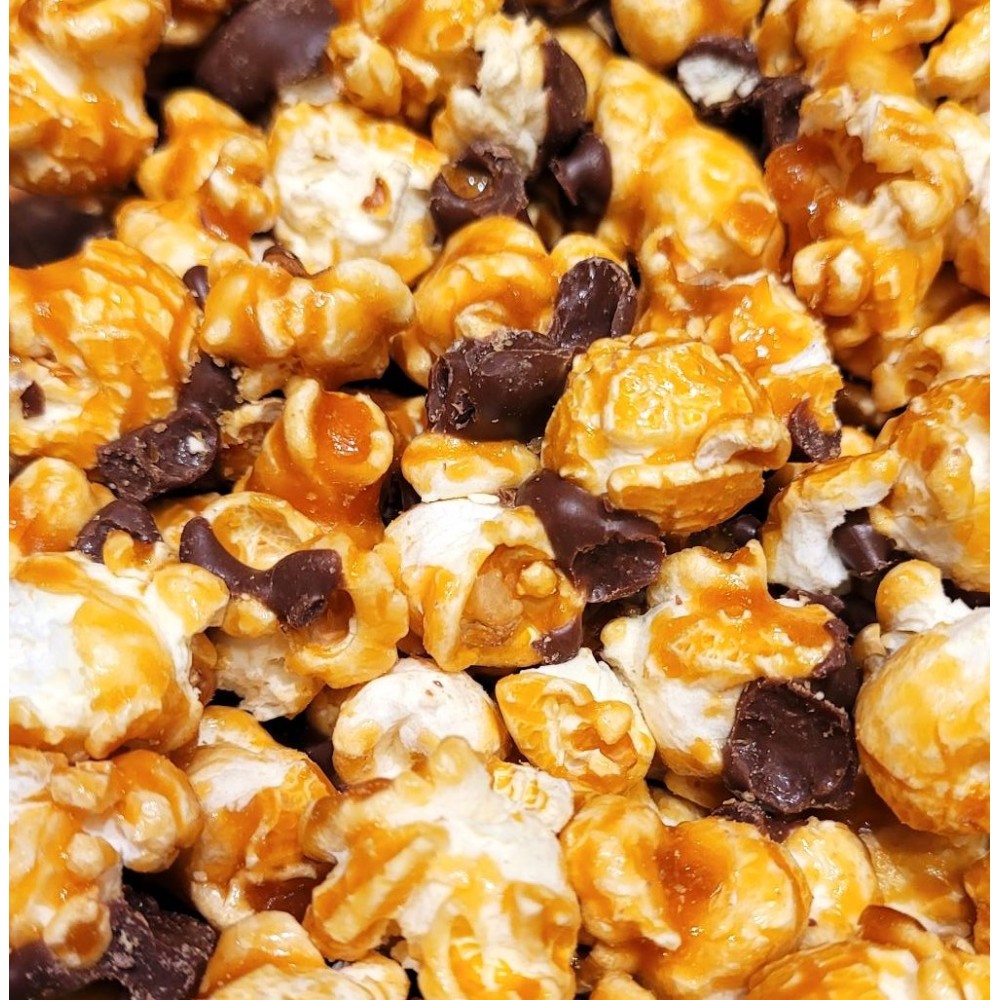 Chocolate Covered Buttered Caramel Corn - per lb