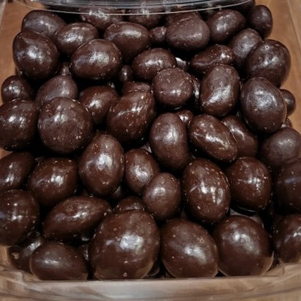 Dark Chocolate Covered Peanuts - per lb