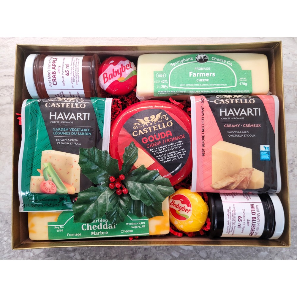 Cheese &  Homemade Jam Gift Box - Medium